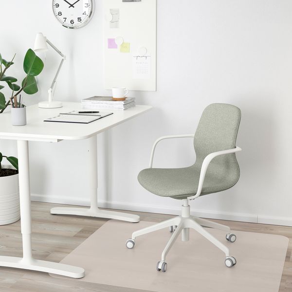 Рабочий стул с подлокотниками IKEA LÅNGFHATTEFJÄLL ХАТТЕФЬЕЛЛЬ ЛОНГФЬЕЛЛЬ 192.527.81 - фото 3