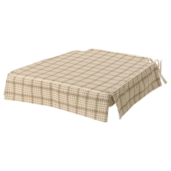 Подушка на стул ЭЛЬСЭБЭТ, бежевый (43x42x4.0 см) - фото 1