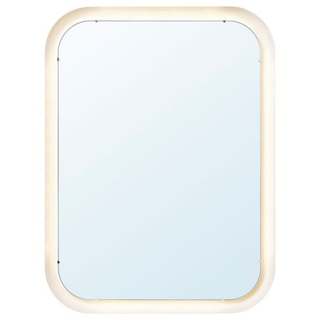 Зеркало с подсветкой, белый 80x60 см IKEA STORJORM СТОРЙОРМ 203.690.73