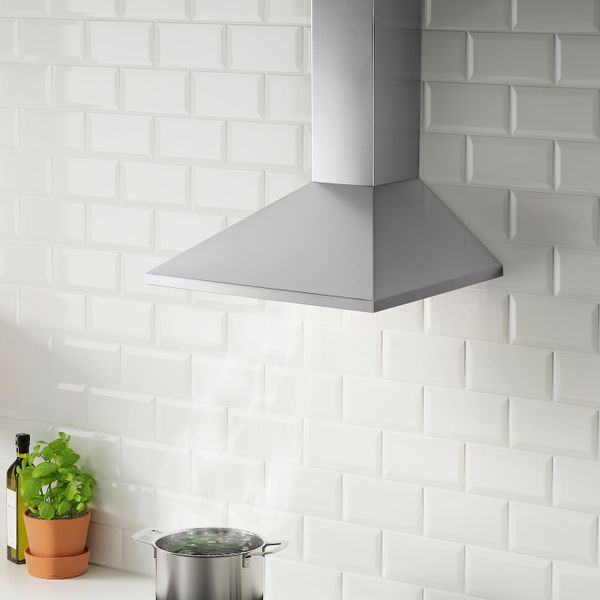 Колпак вытяжного шкафа стенного крепл, нержавеющая сталь 60 см IKEA RYTMISK РЮТМИСК 403.939.63 - фото 5