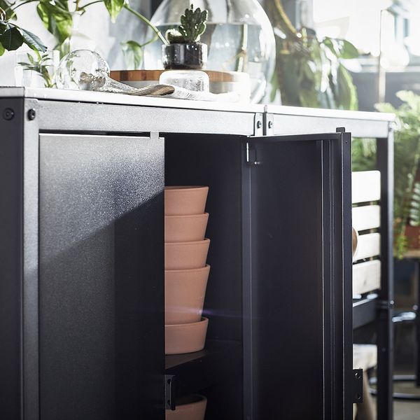 Кухонный островок с полками, нержавеющая сталь 86x61 см IKEA GRILLSKÄR ГРИЛЛЬСКЭР 694.004.06 - фото 3