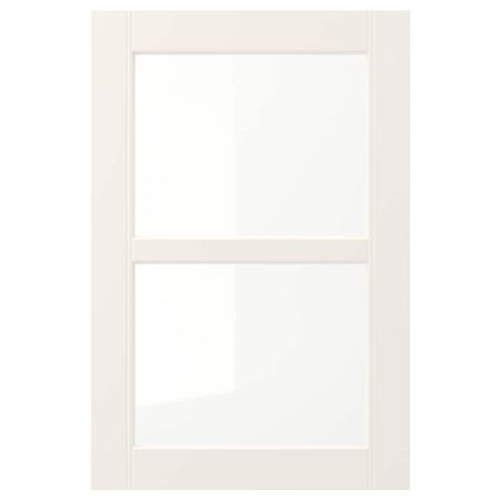Стеклянная дверь, белый с оттенком 40x60 см IKEA HITTARP ХИТАРП 703.613.76