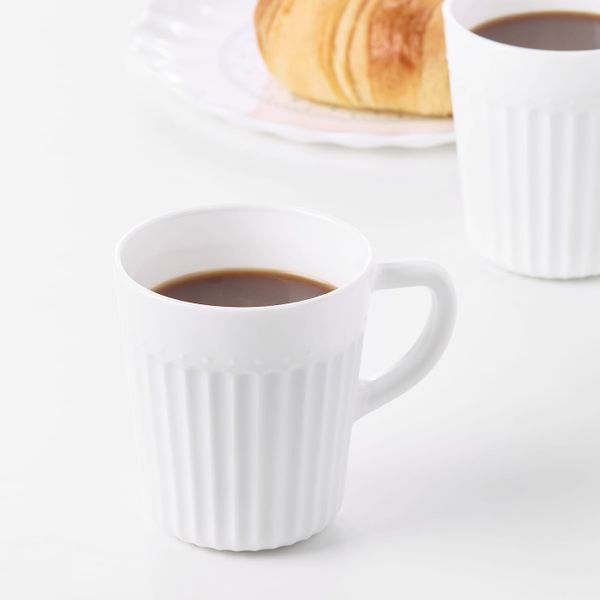 Кружка, белый 25 сл IKEA САННИНГ 303.784.73 - схема-чертеж с размерами