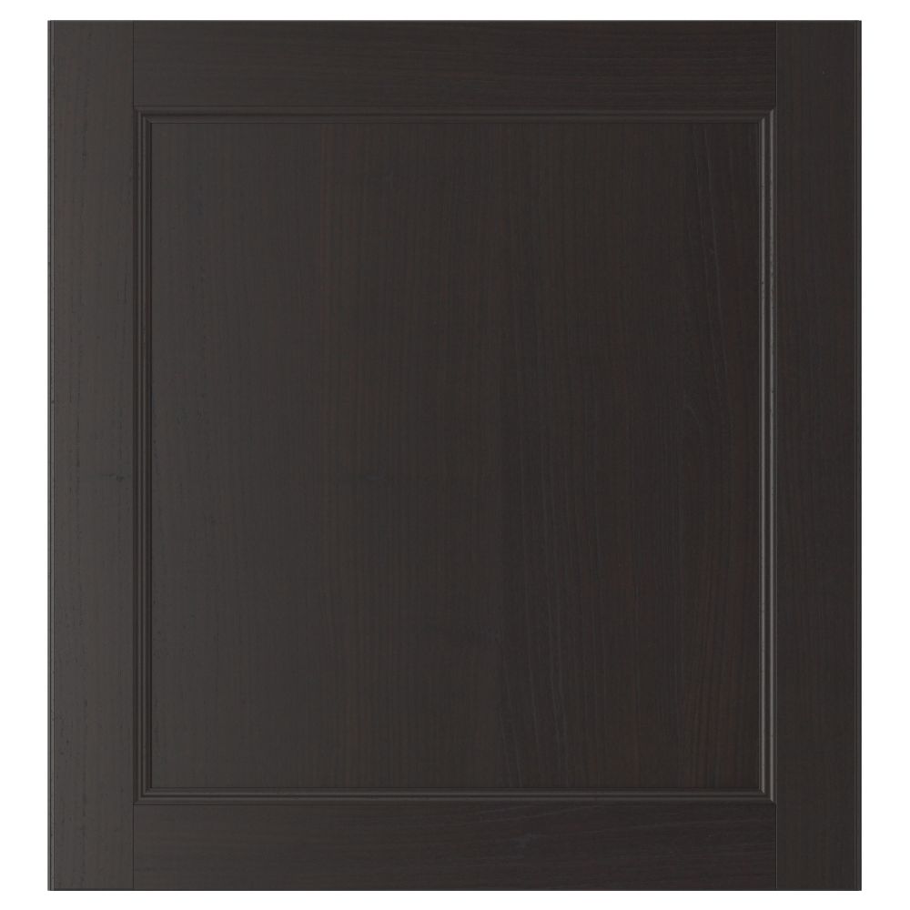 Дверь ВАСБУ, черно-коричневый (60x64 см) - схема-чертеж с размерами