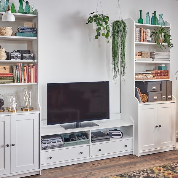 Шкаф высокий,2дверный, белый 70x199 см IKEA HAUGA ХАУГА 504.150.59 - фото 7