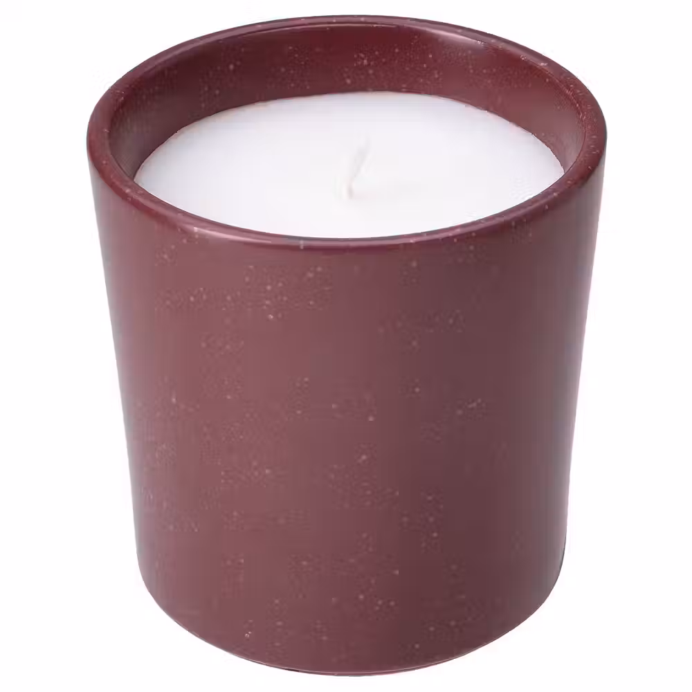 STÖRTSKÖN СТЁРТСКЁН Ароматическая свеча в банке - Ягоды/красный 50 ч - фото 1