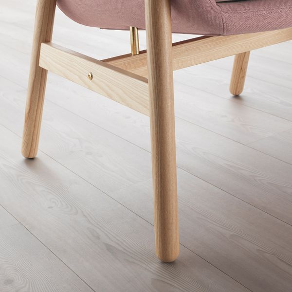 Кресло, Гуннаред светлый коричнево-розовый IKEA VEDBO ВЕДБУ 604.235.82 - фото 6