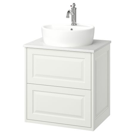 Шкаф с ящиками, раковина, смеситель IKEA TÄNNFORSEN, TÖRNVIKEN ТОРНВИКЕН 095.210.48