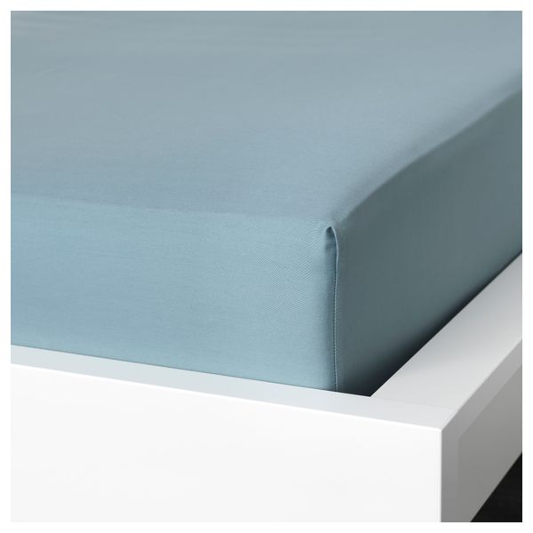 Простыня натяжная НАТТЭСМИН, синий - фото 2