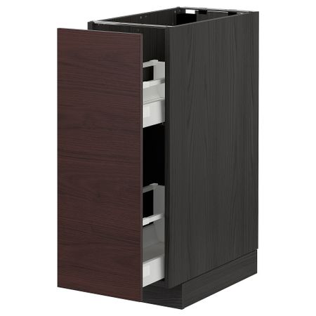 Напольный шкаф, выдвижной внутри элементы, 30x60 cm IKEA METOD МЕТОД, MAXIMERA МАКСИМЕРА 893.340.76