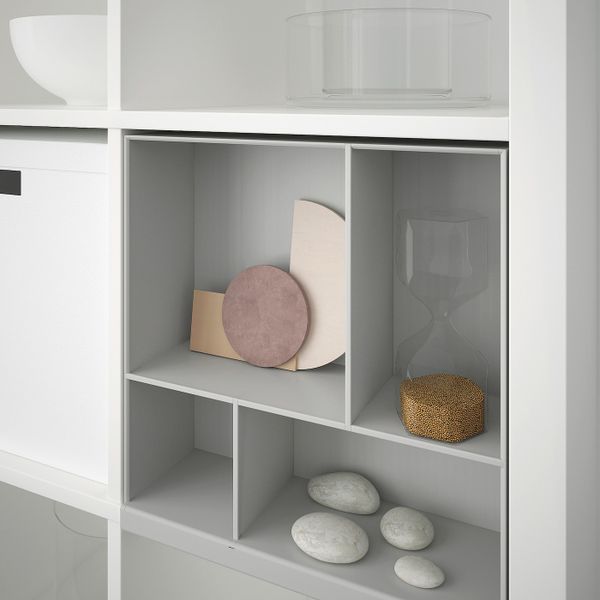 Вставка в полку, светло-серый IKEA КАЛЛАКС 103.603.51 - фото 2