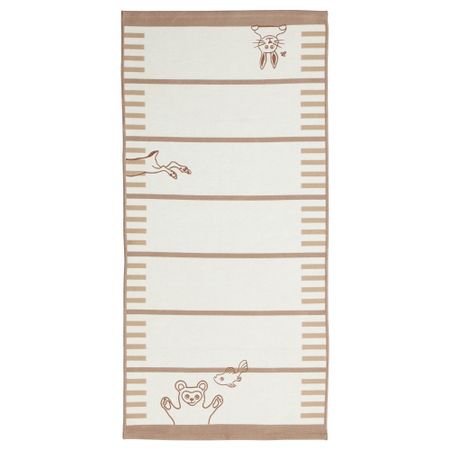 Ковер, безворсовый ВАНДРИНГ, бежевый (70x140 см)