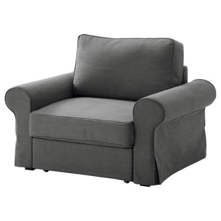 Чехол на кресло-кровать БАККАБРУ, Сванби серый