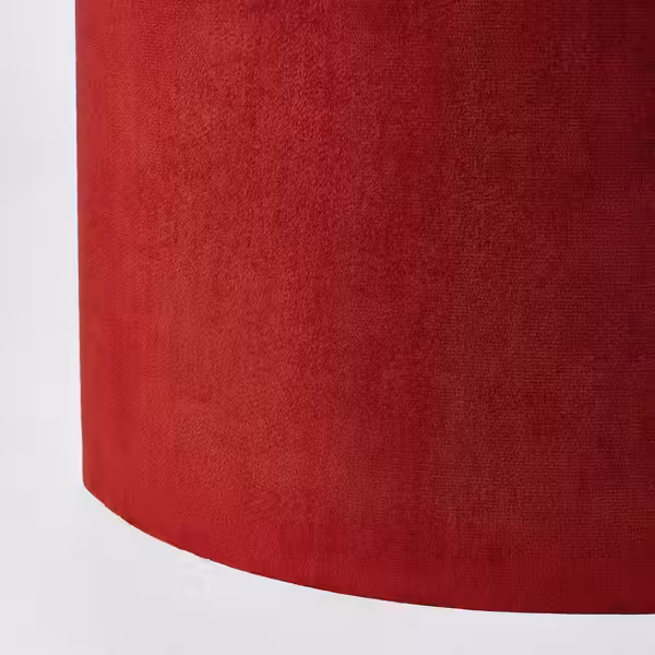 MOLNSKIKT МОЛНСКИКТ Абажур - темно-красный бархат 33 см - схема-чертеж с размерами