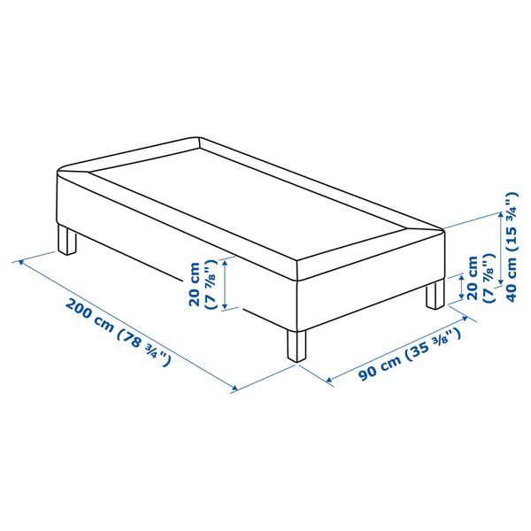 IKEA, дополнительный ракурс - схема-чертеж с размерами