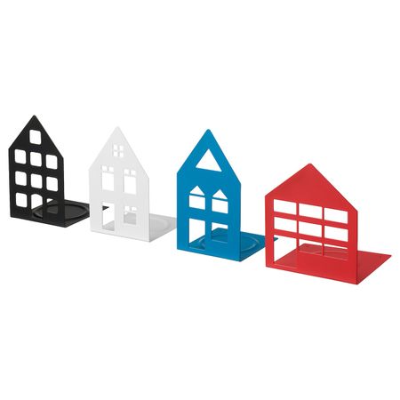 Подсвечник для греющей свечи, 4 шт., домик IKEA ВИНТЕРФЕСТ 204.333.47