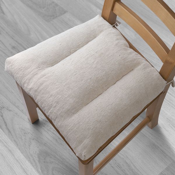 Подушка на стул, неокрашенный, 35/43x37x7 см IKEA ЭТЛА 404.536.07 - фото 4