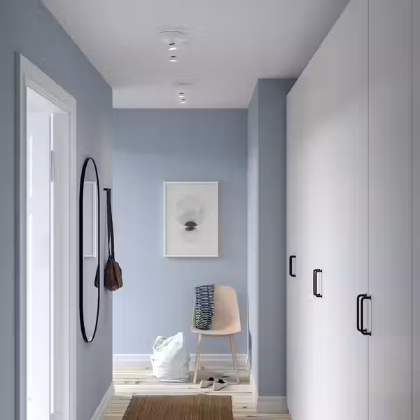 KRUSNATE КРУСНАТЕ Потолочный софит, 2 лампы - белый - фото 2