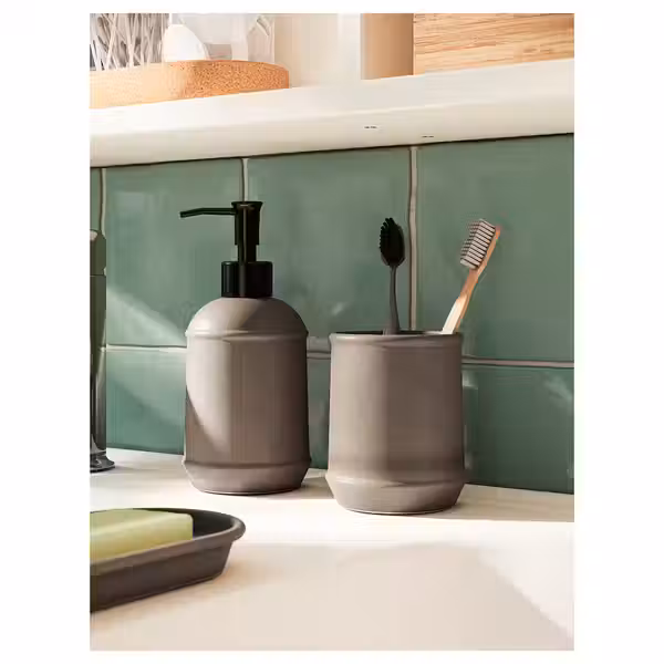 TVÅLSJÖN Набор для ванной,3 предмета - фото 4