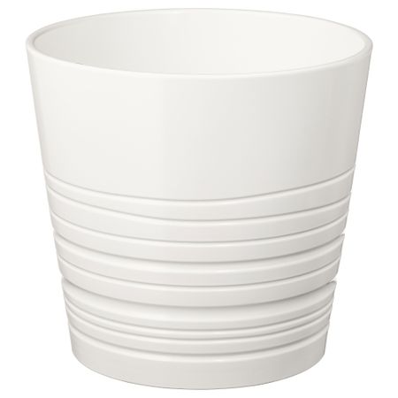Кашпо, 19 см, белый IKEA MUSKOT 303.081.97