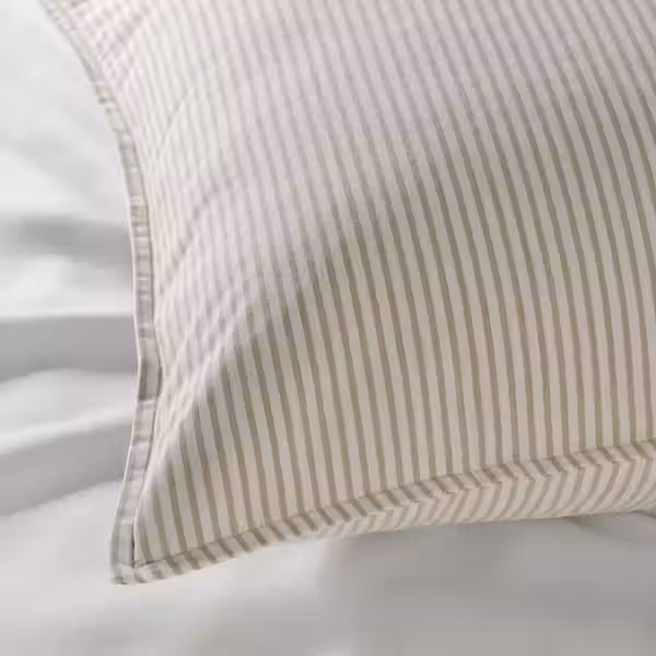 SOLFIBBLA СОЛФИББЛА Наволочка - белый бежевый/полоска 50x60 см - схема-чертеж с размерами