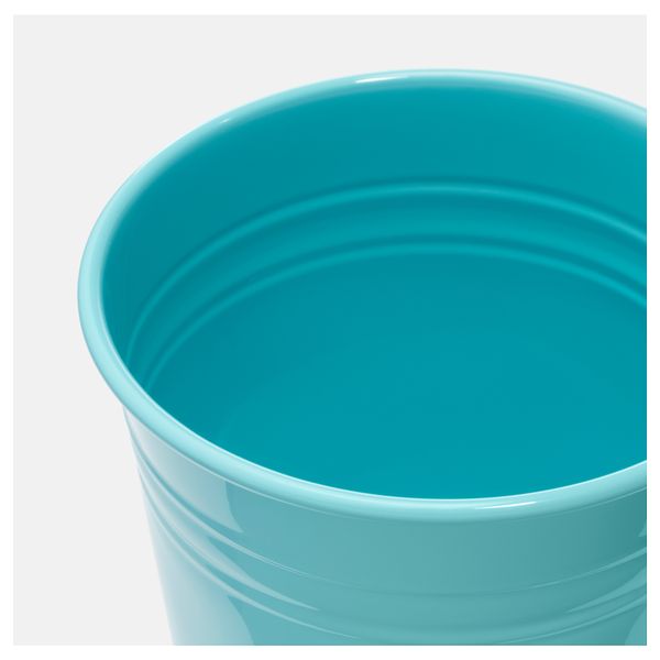 Кашпо СОККЕР, д/дома/улицы, бирюзовый - схема-чертеж с размерами