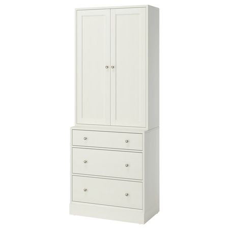 HAVSTA Комбинация для хранения с ящиками - белый 81x47x212 см