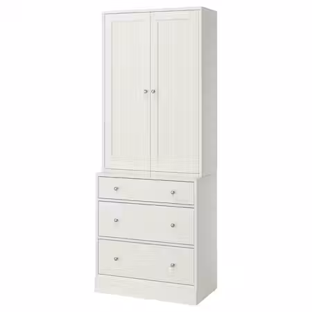 HAVSTA Комбинация для хранения с ящиками - белый 81x47x212 см