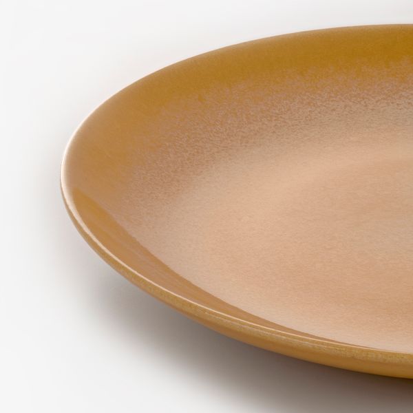 Тарелка десертная, полированный желтый, 20 см IKEA FÄRGKLAR ФЭРГКЛАР 405.864.43 - фото 3