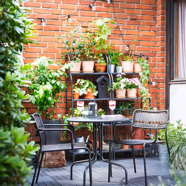 LÄCKÖ Садовое кресло - темно-серый - фото 2