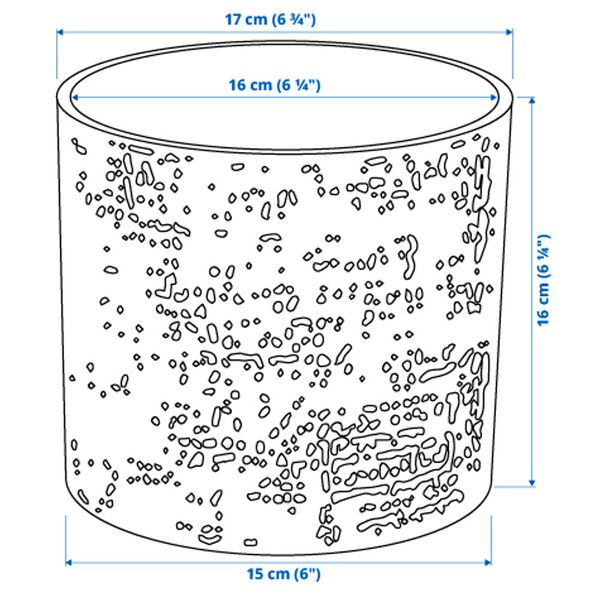 IKEA, дополнительный ракурс - схема-чертеж с размерами