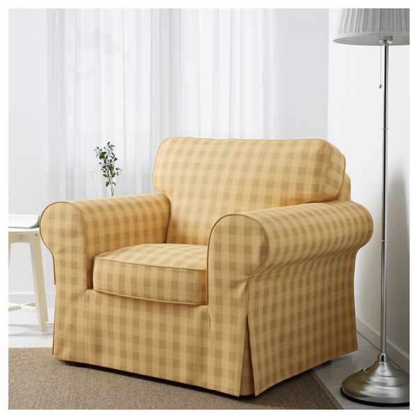 Кресло ЭКТОРП, Скафтарп желтый - фото 3