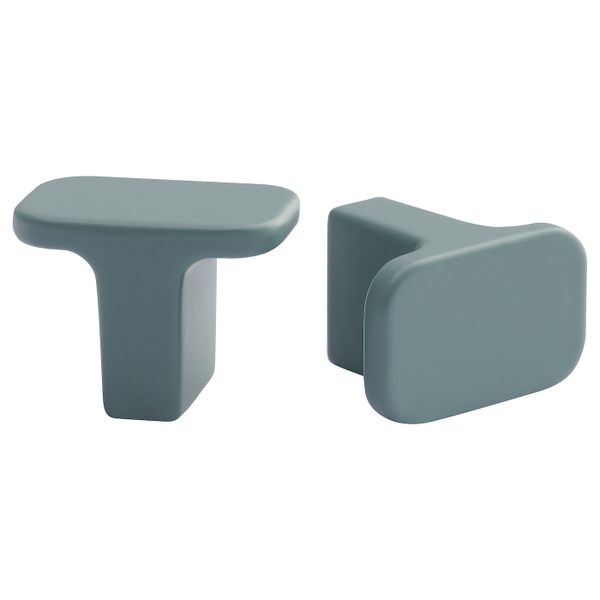 Ручка мебельная, зеленый/серый 15 мм IKEA HACKÅS ХАККОС 705.223.60 - фото 1