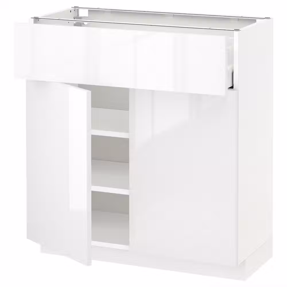 METOD / MAXIMERA Напольный шкаф с ящиком/2дверцами - фото 1