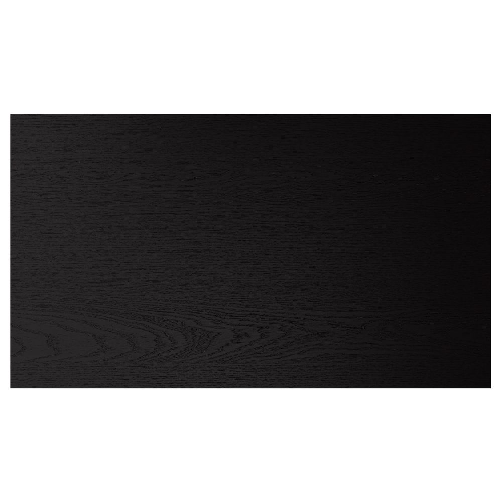 4 панели для рамы раздвижной дверцы ИЛЬСЕНГ, черно-коричневый - фото 1