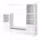 BESTÅ / LACK Шкаф для ТВ, комбинация - белый 240x42x193 см