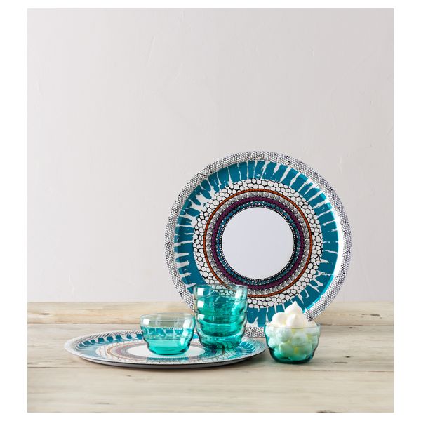 Поднос ОФФЕНТЛИГ, с рисунком разноцветный (43 см) - фото 2