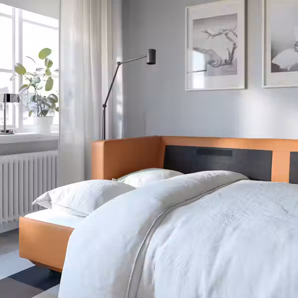 LANDSKRONA 3-местный диван-кровать - Grann/Bomstad золотисто-коричневый/дерево - фото 4