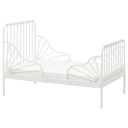 Раздвижная кровать, 80x200 см, белый IKEA MINNEN МИННЕН 903.042.38