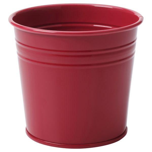 Кашпо СОККЕР, д/дома/улицы, красный (9 см) - фото 1