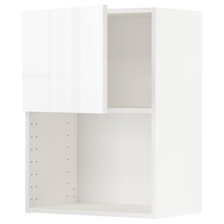 Навесной шкаф для СВЧ-печи, белый/Рингульт белый 60x80 см IKEA METOD МЕТОД 092.324.92