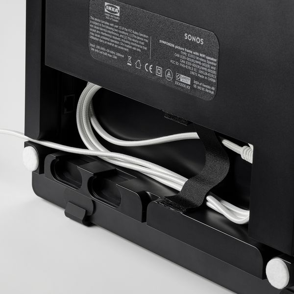 Рама с WiFi динамиком, черный, умный дом IKEA SYRLIG СИРЛИГMFONISK 504.857.64 - схема-чертеж с размерами