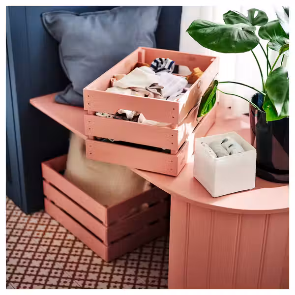 KNAGGLIG Ящик - сосна 46x31x25 см - фото 7