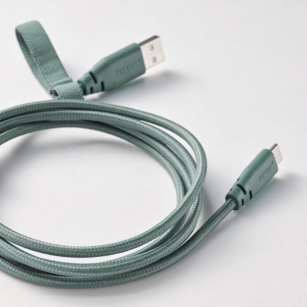 Кабель USB тип А – USB тип С, текстиль/серо-бирюзовый 1.5 м IKEA LILLHULT ЛИЛЛЬХУЛЬТ 104.929.07 - схема-чертеж с размерами