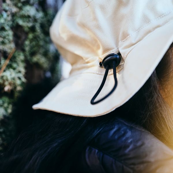 SOLUPPGÅNG Шляпа - белый с оттенком - схема-чертеж с размерами