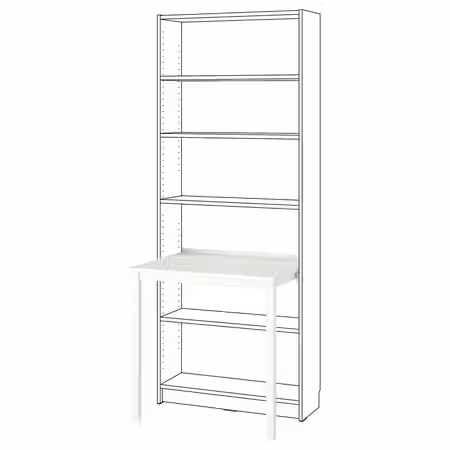 BILLY Письменный стол - белый 76x60 см