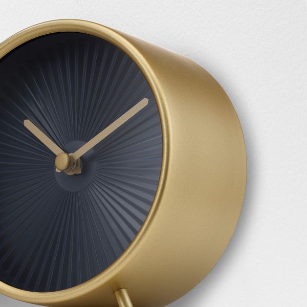 Настольные часы, желтая медь 11 см IKEA SNOFSA СНОФСА 003.578.77 - фото 3