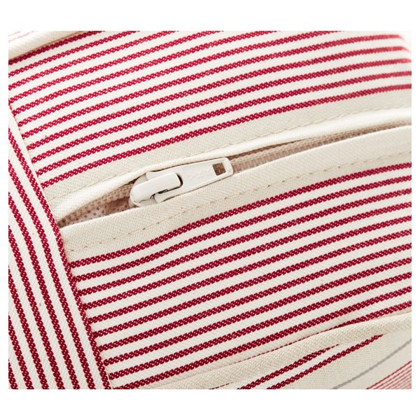 Кресло ЭННИЛУНД, Мобэкка красный/бежевый - схема-чертеж с размерами