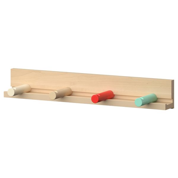 Настенная планка 55/4 крючка 25мм ИКЕА ПС 2014 - фото 1