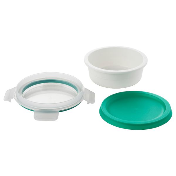 Контейнер для завтрака с отделением, круглый 450 мл IKEA ИКЕА/365+ 803.887.09 - фото 1